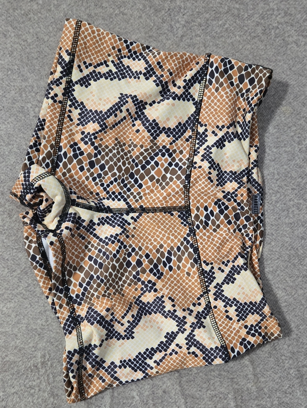 Snake-Print Workout Shorts! BARBELL CARTEL!